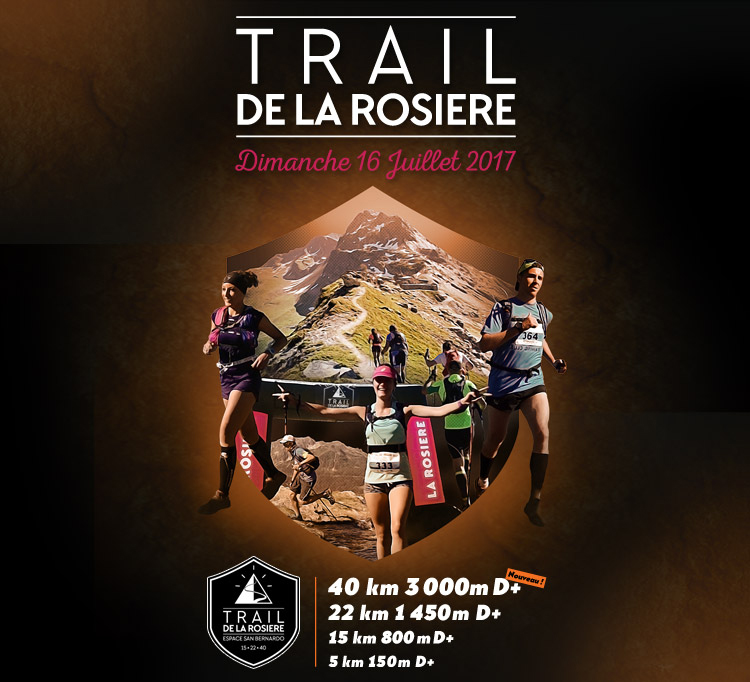 Affiche Trail de La Rosiere